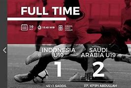 Skor Sepakbola Indonesia Vs Arab Saudi